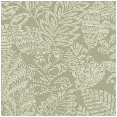 Madou Floral Wallpaper Green Textured Botanical Paste The Wall Vinyl 5411012541279 - Image 5