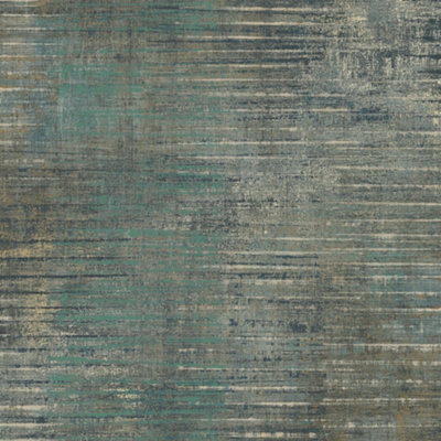 I Love Wallpaper Midtown Stripe Wallpaper In Green