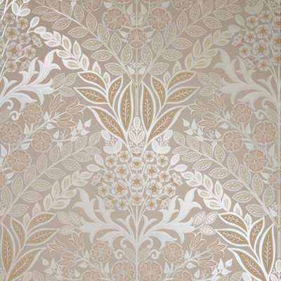 I Love Wallpaper Artist's Garden Wallpaper In Shades Of Cream from B&Q