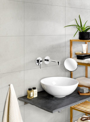 Tiamo Light Cement Waterproof Wall Tiles 375 X 650mm