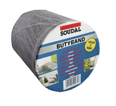 Soudal Butyband Flashing Tape Self Adhesive Butyl Tape W(100mm) L(10M) from B&Q
