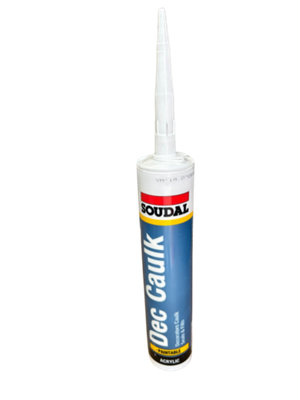 Soudal Decorators Caulk 300ml - Gap Filler - White Painters Caulk - Image 6