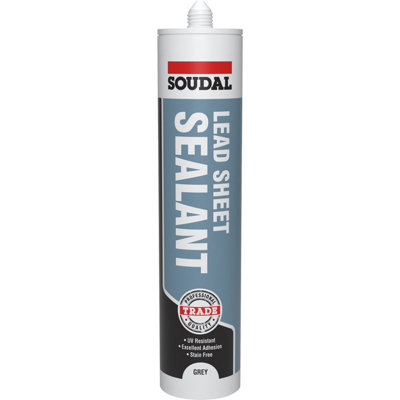 Soudal Grey Silicone-Based Roofing Sealant290Ml from B&Q
