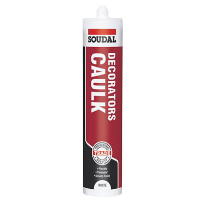 Decorators Caulk x4 Soudal Chalk Sealant PACK OF 4 Paintable Flexible Fast Dry - Image 17
