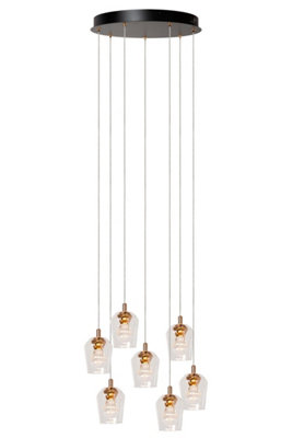 Berliane Pendant light Ø39cm LED Dim. 2700K - With replaceable LED module - Transparent - Image 3