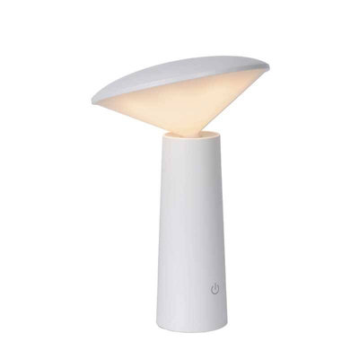 Lucide Jive Usb Rechargeable Led Outdoor Table Lamp White from B&Q