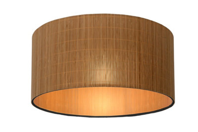 Magius Scandinavian Flush Ceiling Light - Ø 42cm - 1xE27 - Light Wood - Image 4