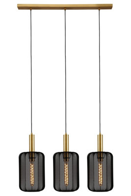 Lucide CorinaPendant Light3Xe27Black from B&Q
