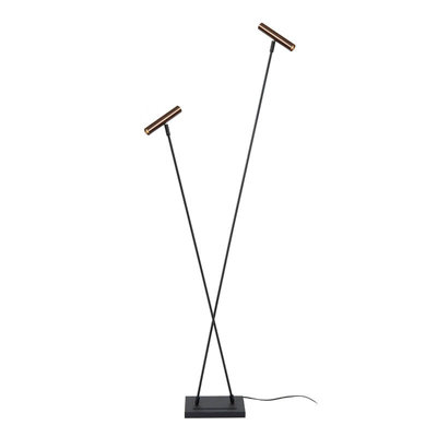 Lucide Duarte Touch Floor Lamp Coffee from B&Q