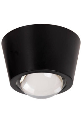 Lucide Rigon Led Flush Light Black from B&Q