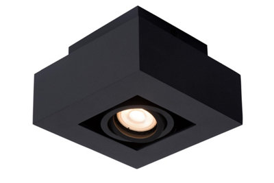 Lucide Xirax Modern Ceiling SpotlightLed Dim To WarmGu101X5W 2200K/3000KBlack from B&Q