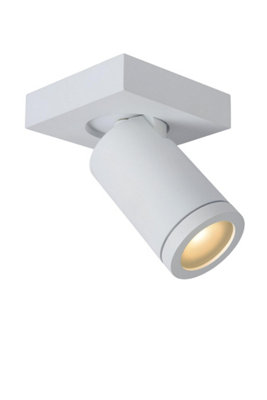 Lucide Taylor Modern Ceiling Spotlight BathroomLed Dim To WarmGu101X5W 2200K/3000KIp44White from B&Q