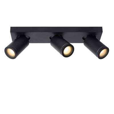 Lucide Taylor 3 Light Led Ceiling Spotlight Bar Black from B&Q