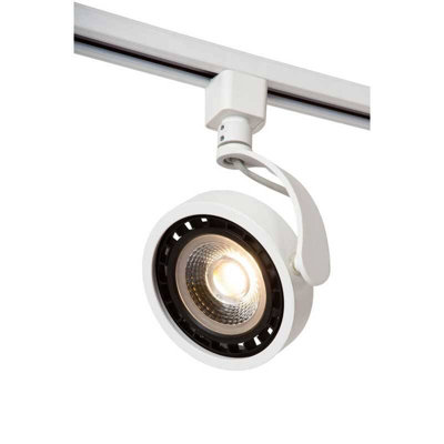 Lucide Dorian 1 Circuit Track Spot Light White from B&Q