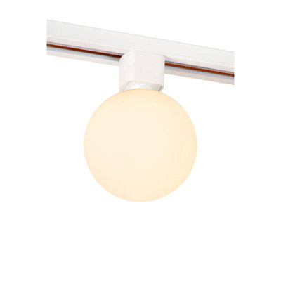 Lucide Tycho 1 Circuit Track Spotlight White from B&Q