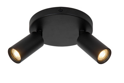 B&Q -  Ritmo Ceiling Spotlight Diameter 15Cm 2Xgu10 (Mr11)Black