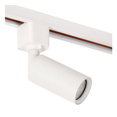 Lucide Ritmo 1 Circuit Track Spotlight White from B&Q