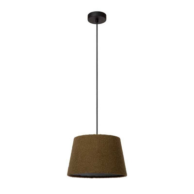 Lucide Woolly Ceiling Pendant Light Green from B&Q