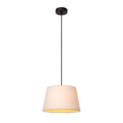 Lucide Woolly Ceiling Pendant Light Cream from B&Q