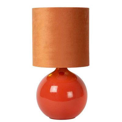 Lucide Esterad Table Lamp Orange from B&Q