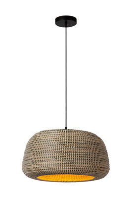 Lucide MadukaPendant Light1Xe27Brown from B&Q