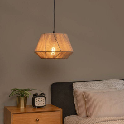Lucide Jessica Ceiling Pendant Light Grey from B&Q
