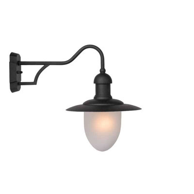 Lucide Aruba Outdoor Hanging Lantern Wall Light Black from B&Q