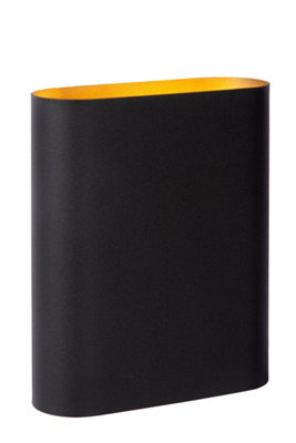 Lucide Ovalis Modern Up Down Wall - 2Xe14 - Light/Black