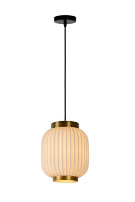 Lucide GossePendant Light 19,5 Cm1Xe27White from B&Q