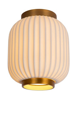Lucide GosseFlush Ceiling Light 19,5 Cm1Xe27White from B&Q