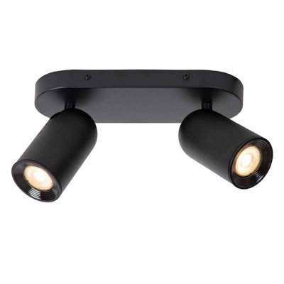 Lucide Punch 2 Light Bar Spotlight Black from B&Q