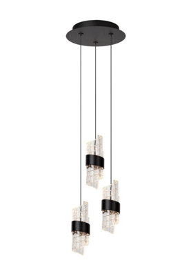 Lucide KligandePendant Light25 CmLed Dim.3X8W 2700KBlack from B&Q