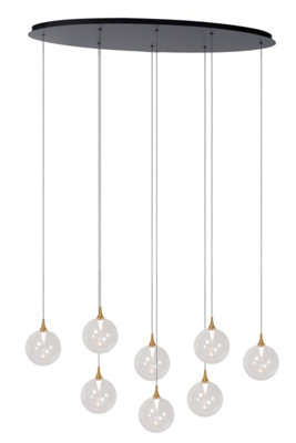 Lucide Premium Gisela Pendant LightLed Dim. 2700KTransparent from B&Q