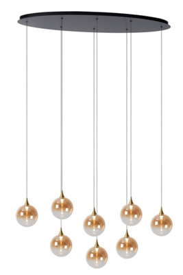 Lucide Premium Gisela Pendant - Led Dim. 2700K - Light/Amber