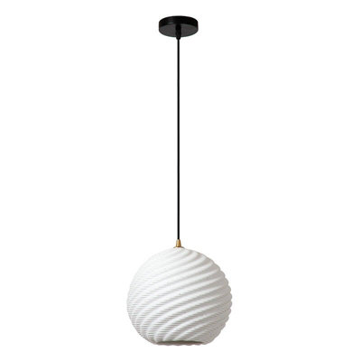 Lucide Bina Ceiling Pendant Light White from B&Q