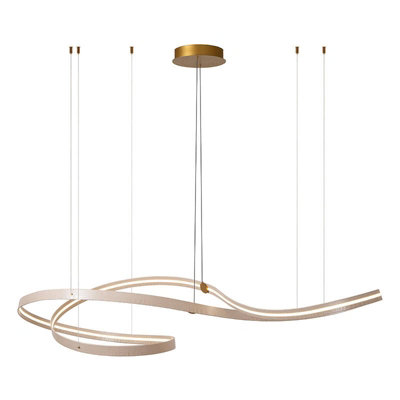 Lucide Slalom Led Ceiling Pendant Light With Remote Control Cream from B&Q