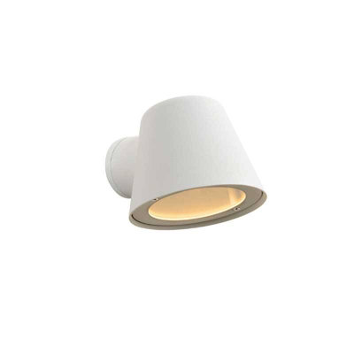 Lucide Dingo Led Outdoor Wall Light White from B&Q