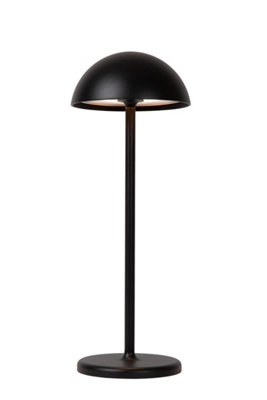 Lucide Black Joy Retro Table Lamp Outdoor - Led Dim. - 1X1,5W 3000K - Ip54 12Cm