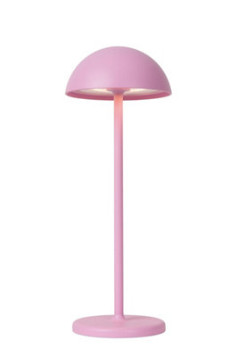 Lucide Pink Joy Retro Table Lamp Outdoor - Led Dim. - 1X1,5W 3000K - Ip54 12Cm