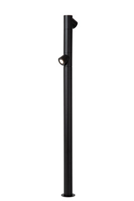 Lucide Ibamba Bollard LightLed 3000K Ip65Black from B&Q