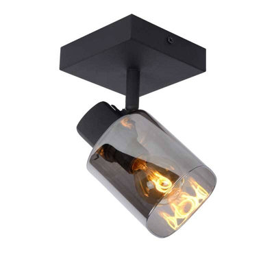 Lucide Alion Single Spotlight Black from B&Q