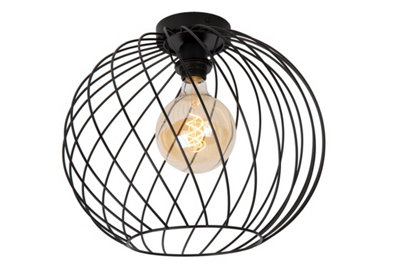 Lucide Lighting Danza Ceiling Light Black - Black - Image 5