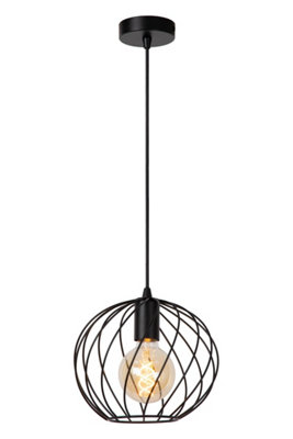 B&Q -  Danza Classic Pendant Light 25Cm1Xe27Black