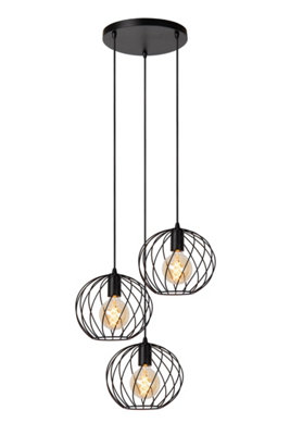 Lucide Lighting Danza Pendant Light Black B - Black - Image 6