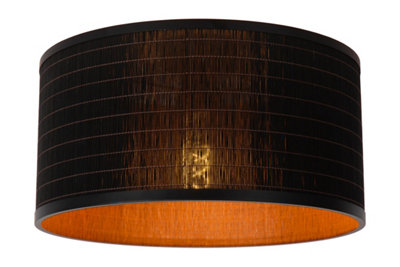 Lucide Tagalog Scandinavian Flush Ceiling Light 40Cm1Xe27Black from B&Q