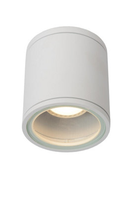B&Q -  Aven Modern Surface Mounted Ceiling Spotlight Bathroom 9Cm1Xgu10Ip65White