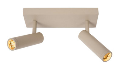 Lucide Grado Ceiling Spotlight2Xgu10 (Mr11)Taupe from B&Q