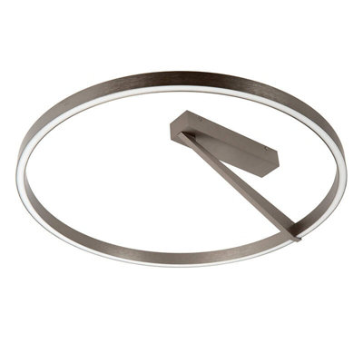 Lucide Applause 600 Led Flush Ceiling Light With Remote Control Grey from B&Q