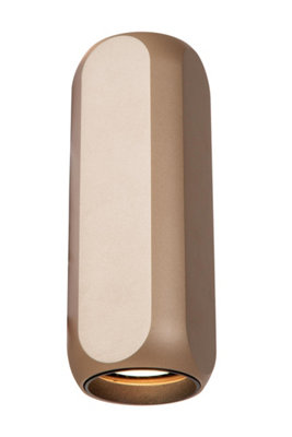 Lucide BragaFlush Ceiling Light1Xgu10Coffee from B&Q