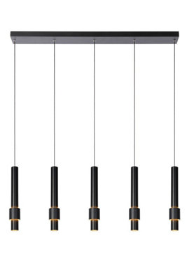 Lucide Margary Modern Pendant LightLed Dim.5X4,2W 2700KBlack from B&Q